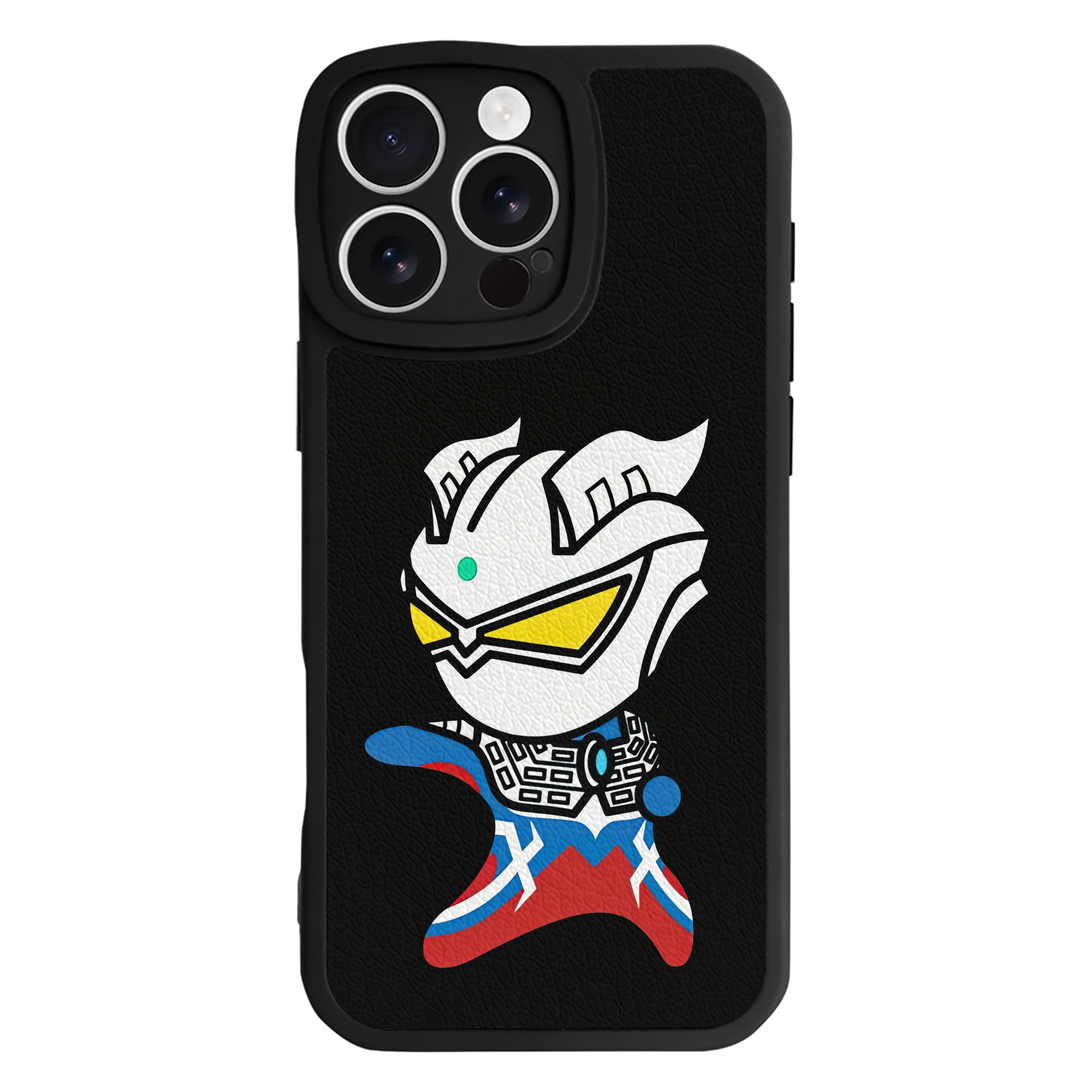 （画像用） ウルトラマン Ultraman 【iPhone 16シリーズ対応】シリコンスマホケース（レザー調） 材質：シリコン